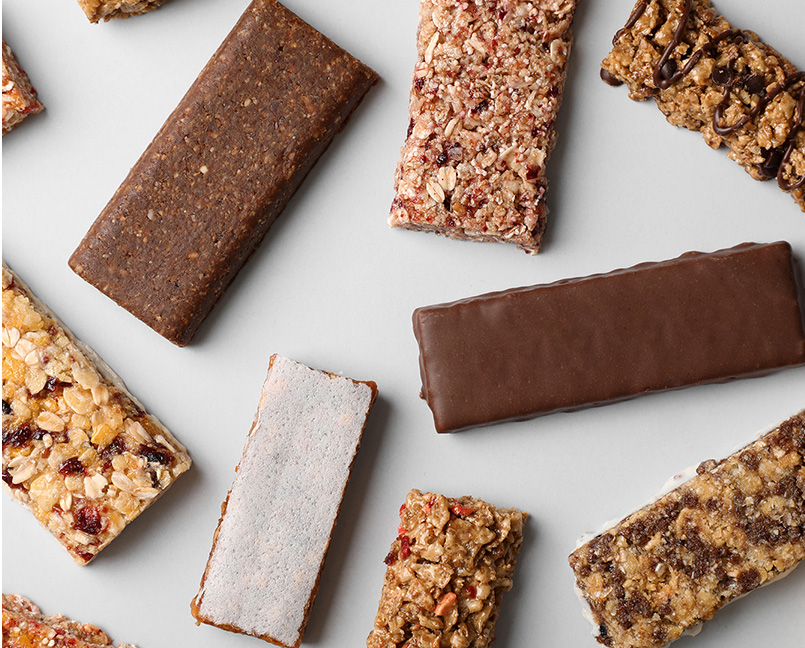 Selection of bars products