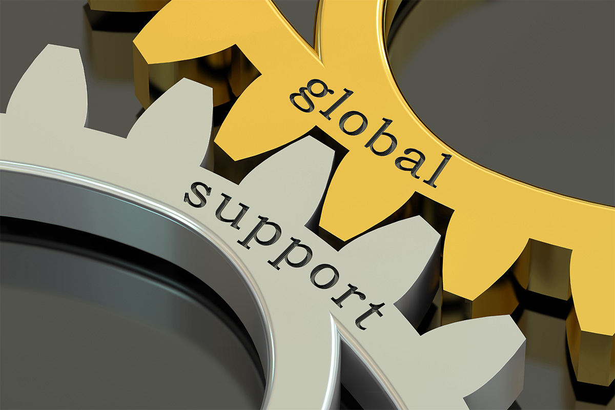 Rotzinger offers worldwide support.