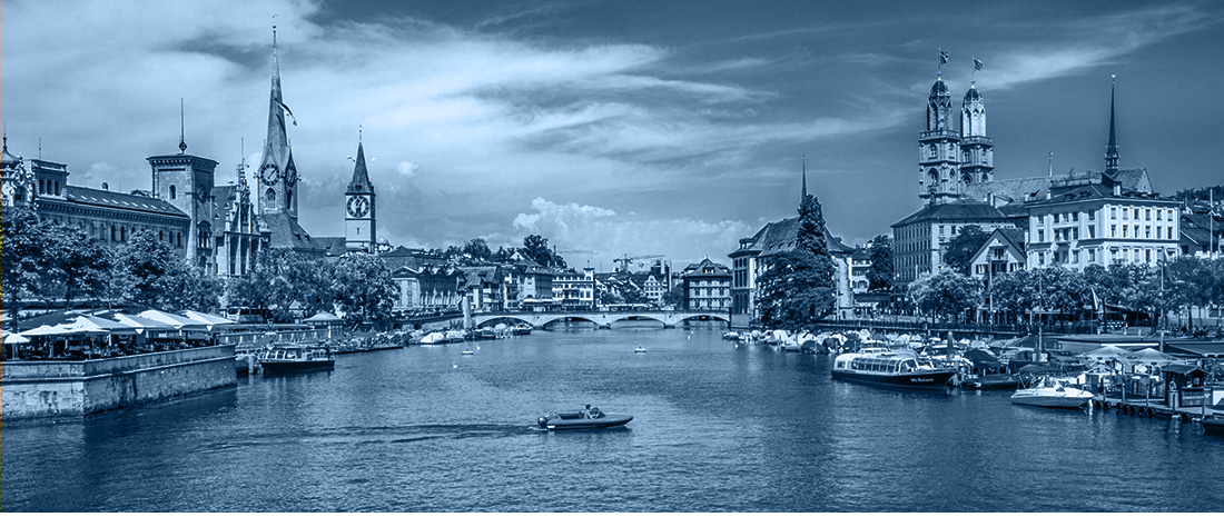 Zurich city, Switzerland, close to the Transver site.