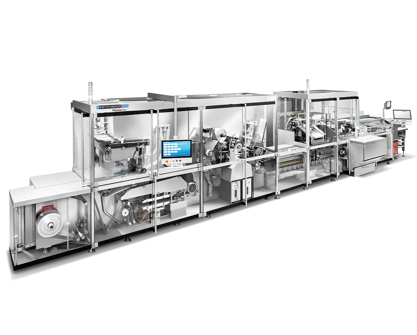 Blister-Machine-TLT-1400-B with cartoner CUK-2060 and checkweigher